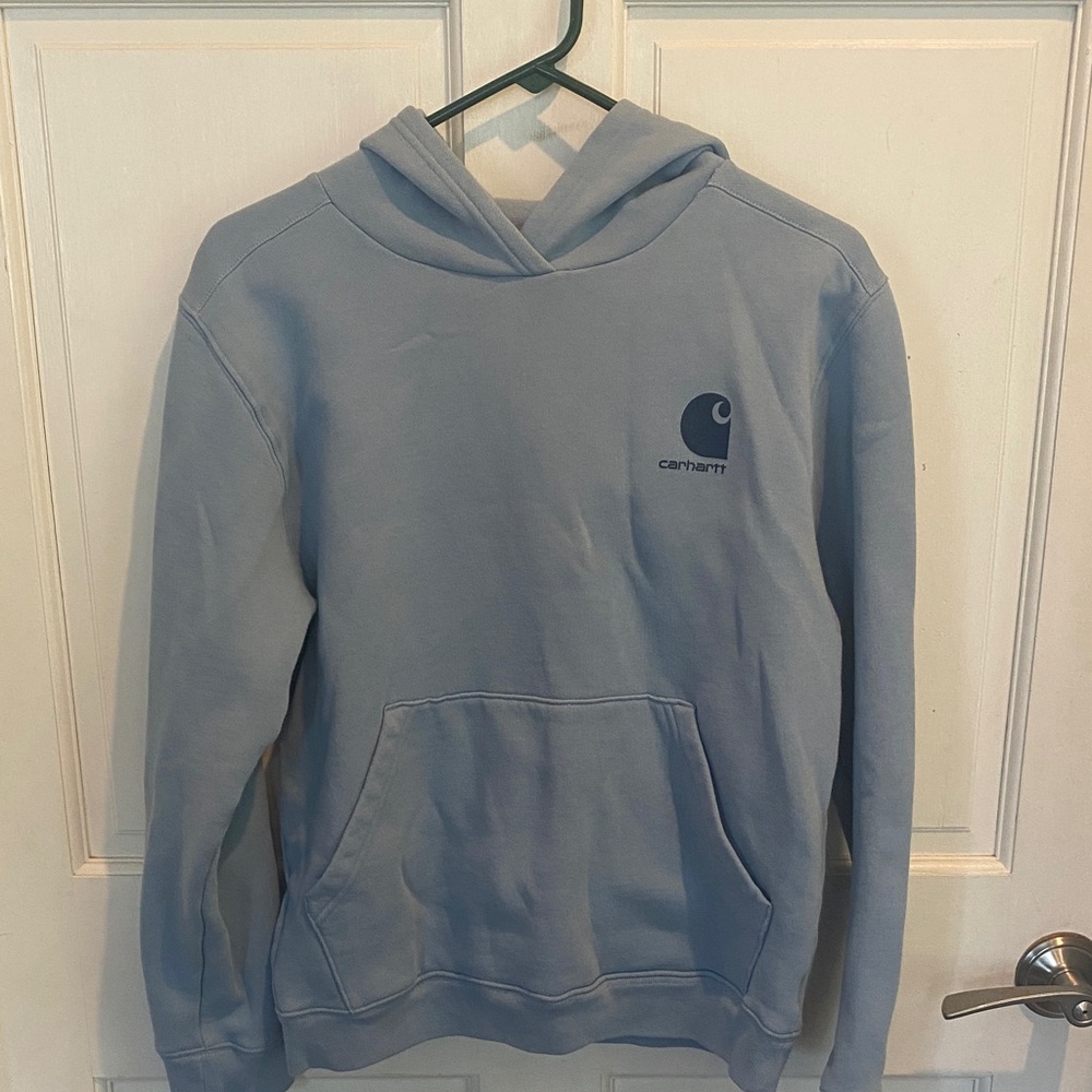 Carhartt Men's Light Blue Hoodie
